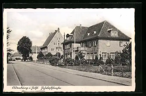 AK Oldenburg i. Holst., Häuser in der Hoheluftstrasse