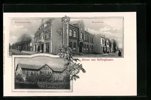 AK Kellinghusen, Lindenstrasse und Realschule