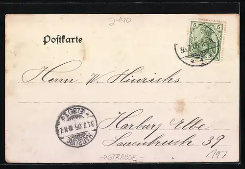 AK Cuxhaven-Döse, Partie vom Strichweg, mit Delicatessengeschäft