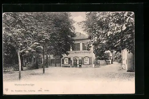 AK München-Harlaching, Gasthaus Menterschwaige