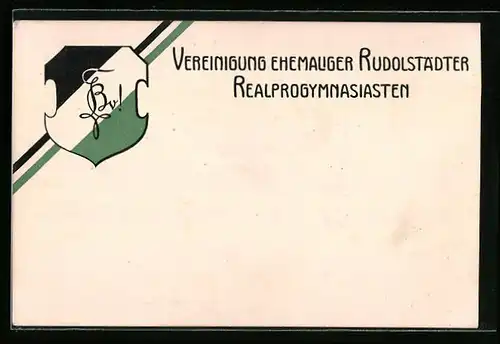 AK Rudolstadt, Vereinigung ehemaliger Rudolstädter Realprogymnasiasten, Wappen