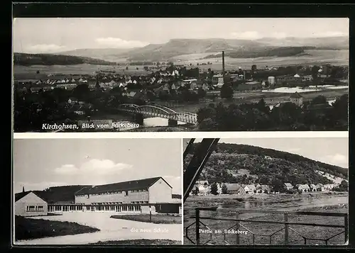 AK Kirchohsen, Blick vom Bückeberg, Partie am Bückeberg