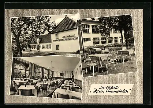 AK Münster, Cafe-Restaurant zum Himmelreich, verschiedene Ansichten