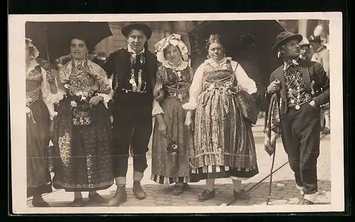 AK Mainz, I. Deutsches Volkstrachtenfest 1914, Historischer Festzug