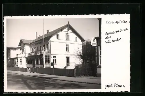 Foto-AK Graal-Müritz, Sanatorium der Wismut