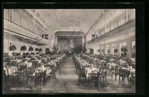 AK Kiel, Grosser Saal im Gewerkschaftshaus
