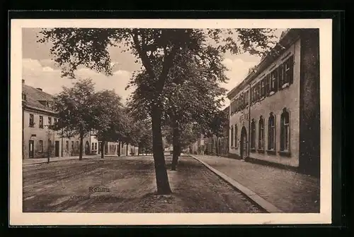 AK Rehau, Obere Ludwigstrasse mit Hotel Krone