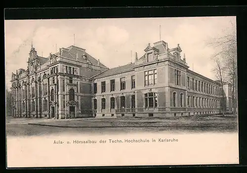 AK Karlsruhe, Technische Hochschule, Aula- und Hörsaalbau