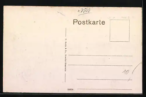 AK Karlsruhe, Mühlburger Tor aus der Vogelschau