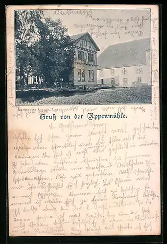 AK Karlsruhe, Appenmühle mit Bootspartie