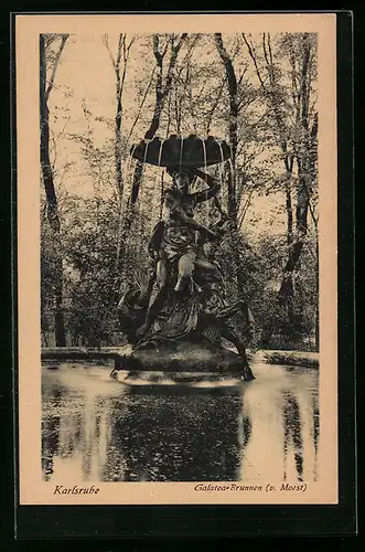 AK Karlsruhe, Galatea-Brunnen