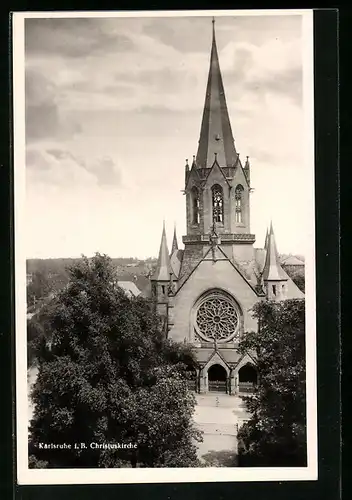 AK Karlsruhe i. B., Christuskirche