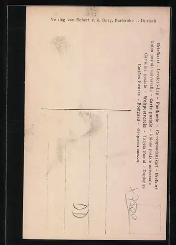 AK Karlsruhe, General-Landesarchiv