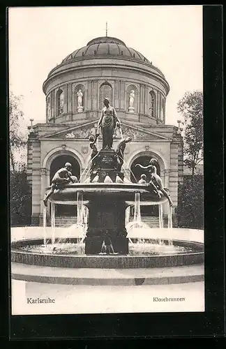 AK Karlsruhe, Klosebrunnen