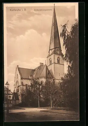 AK Karlsruhe i. B., Auferstehungskirche