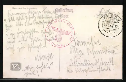 AK Eger, Auf der Kaiserburg