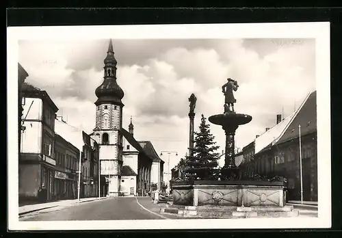 AK Sokolov, Brunnen an der Kirche