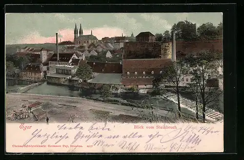 AK Eger, Blick vom Steinbruch