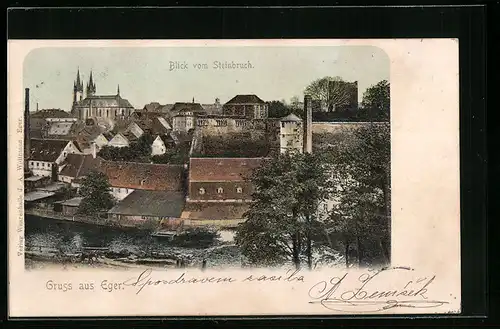 AK Eger, Blick vom Steinbruch