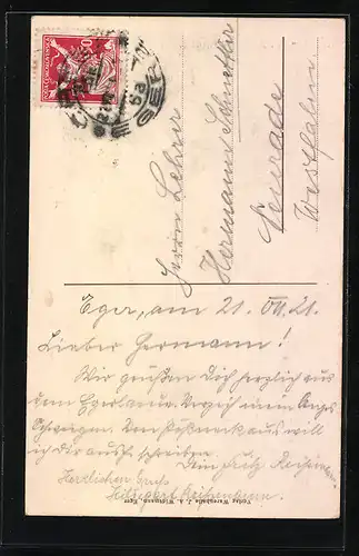 AK Eger, Stadthaus, Wallensteinhaus