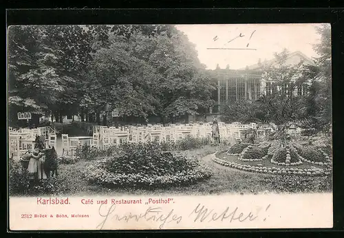 AK Karlsbad, Cafe und Restaurant Posthof