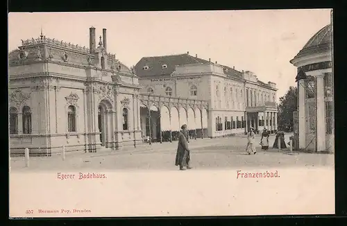 AK Franzensbad, Egerer Badehaus