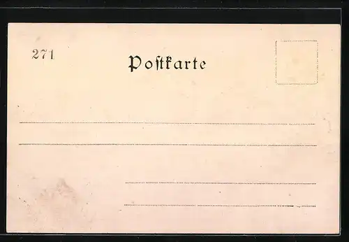 AK Eger, Stadthaus aus der Vogelschau