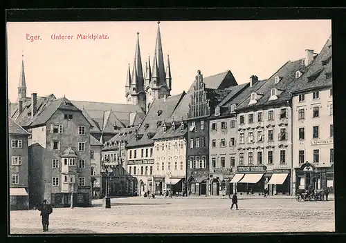 AK Eger, Unterer Marktplatz