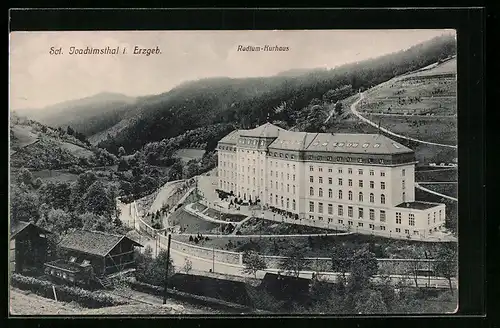 AK Sct. Joachimsthal i. Erzgeb., Radium-Kurhaus