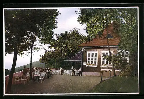 AK Karlsbad, Café Hirschensprung