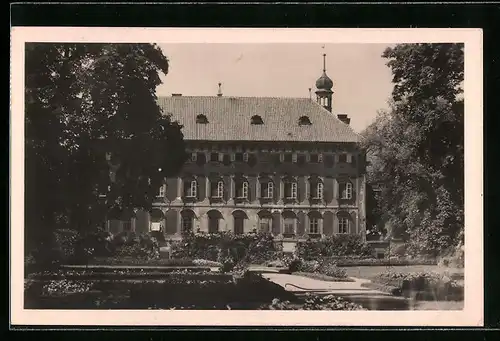 AK Libochowitz / Libochovice, Blick zum Schloss