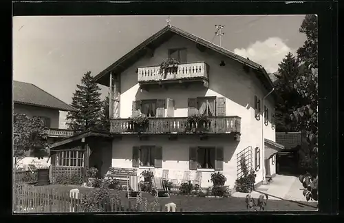 AK Krün, Hotel Haus Vogl, Karwendelstrasse 22