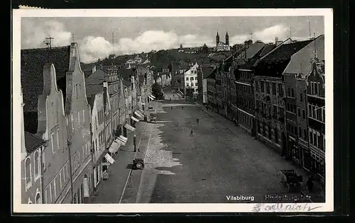 AK Vilsbiburg, Der Hindenburgplatz aus der Luft