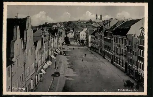 AK Vilsbiburg, Sicht über den Hindenburgplatz