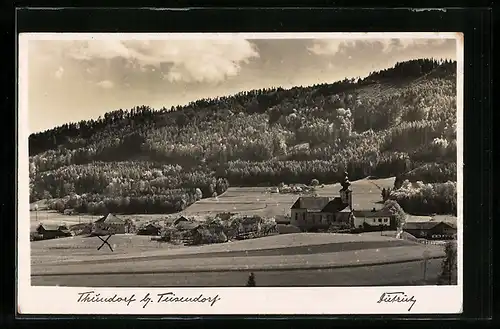 AK Thundorf b. Teisendorf, Panorama des Ortes