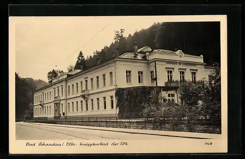 AK Bad Schandau /Elbe, Kneippkurbad der SVK