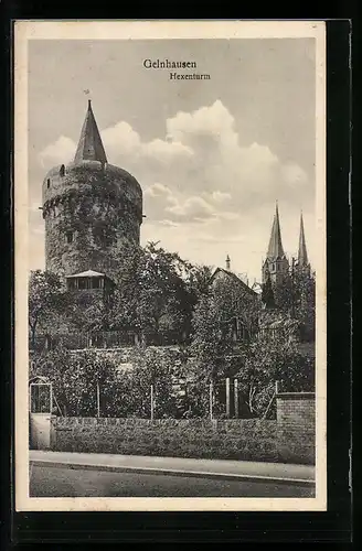 AK Gelnhausen, Ansicht am Hexenturm