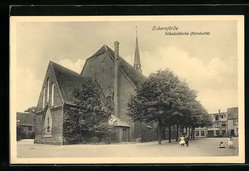 AK Eckernförde, Nikolaikirche, Nordseite