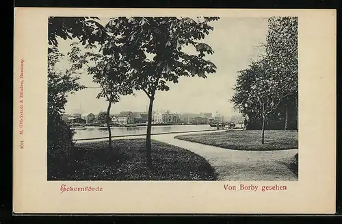 AK Eckernförde, Ort von Borby gesehen