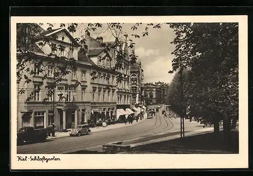 AK Kiel, Strasse am Schlossgarten