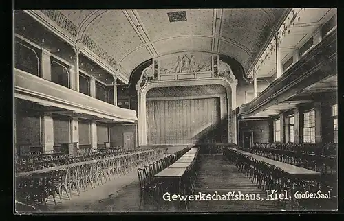 AK Kiel, Gewerkschaftshaus, Grosser Saal