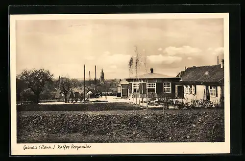 AK Gronau /Hann., Partie am Kaffee Bergmühle