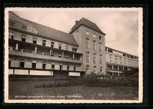 AK Aussig-Pockau, Heilstätte Spiegelsberg