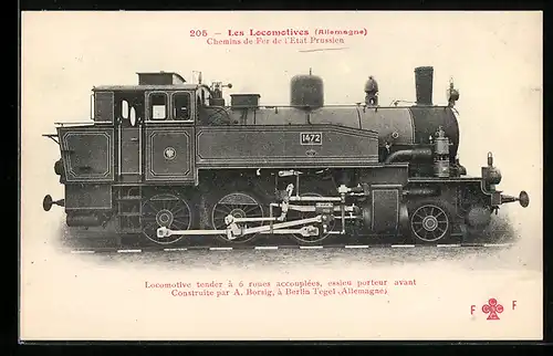 AK Preussische Eisenbahn-Lokomotive No. 1472