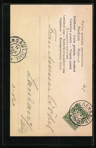 AK Papst Pius X. im Stuhl sitzend