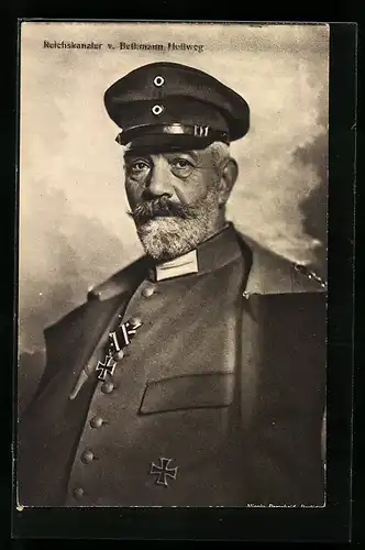 AK Reichskanzler von Bethmann Hollweg im Portrait