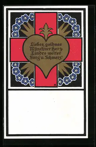 AK Münchner Herz, Rotes Kreuz