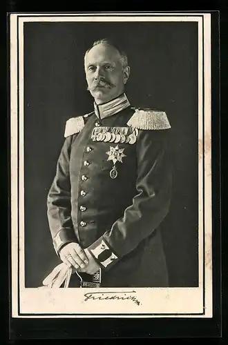 AK Geburtstag Friedrich II. von Baden, 1915