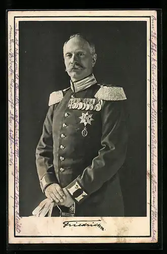 AK Geburtstag Friedrich II. von Baden, 1915
