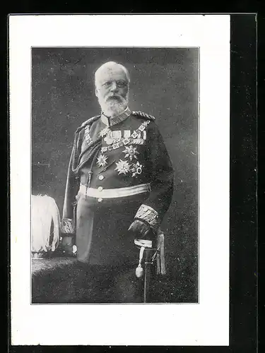 AK König Ludwig III. in Uniform